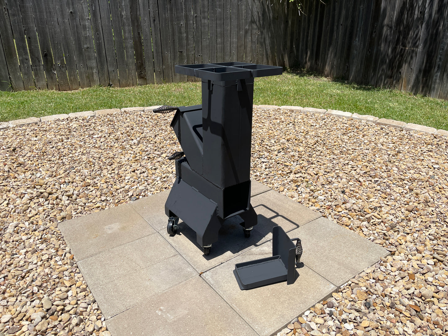 Single Burner Rocket Stove