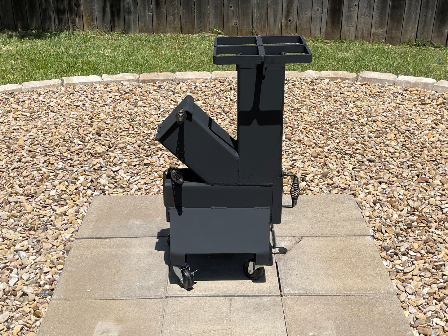 Single Burner Rocket Stove